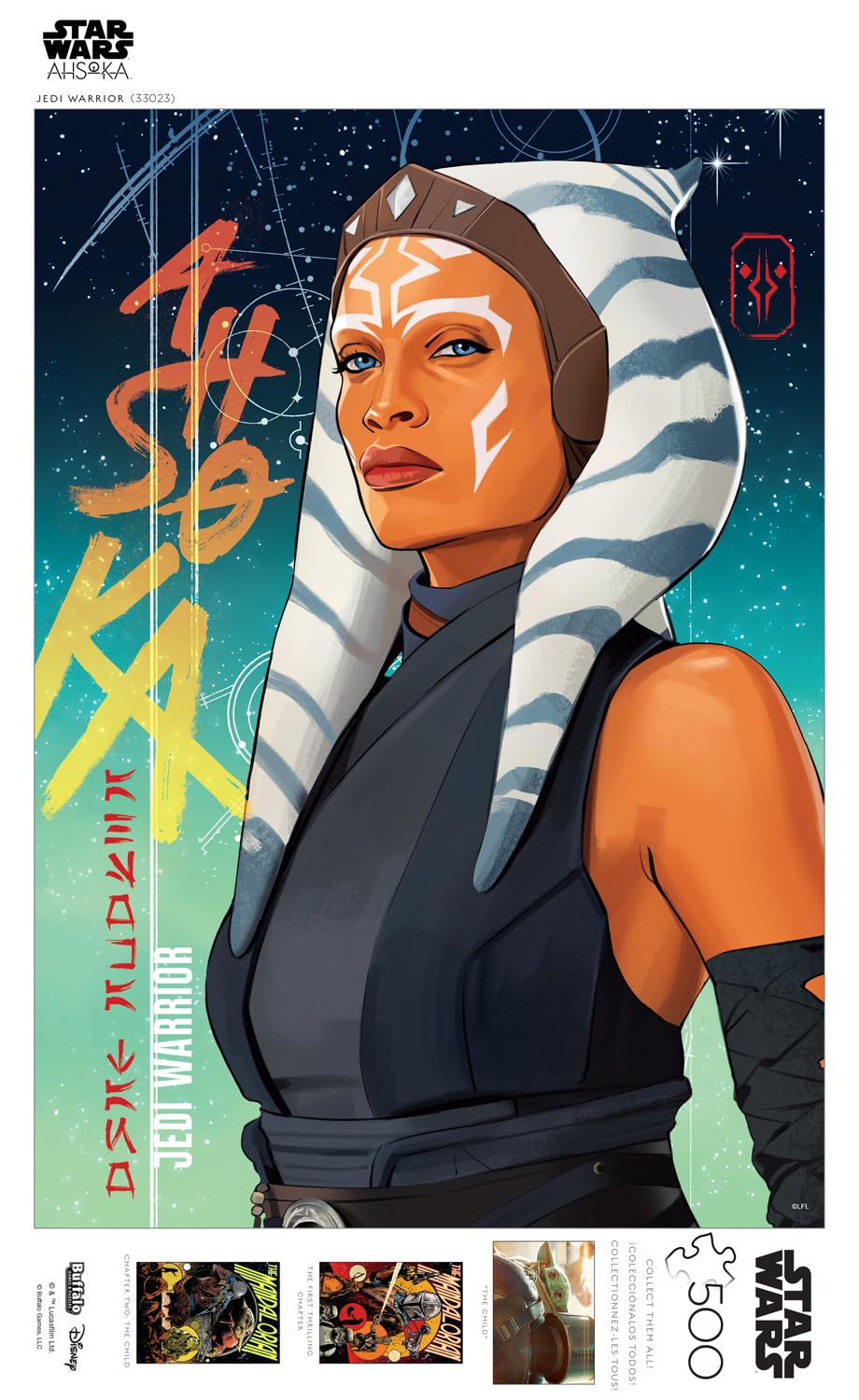 Buffalo Games - Star Wars - Jedi Warrior - 500 Piece Jigsaw Puzzle for Adults -Challenging Puzzle Perfect for Game Nights - Finished Size is 21.25 x 15.00 Buffalo Games