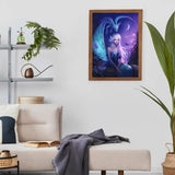 Gabbana Purple Dragon Fairy 5D Diamond Painting Kits, Fairy Diamond Art for Adults, Diamond Dots Gem Art Room Decor Aesthetic 8x12 Inch Gabbana