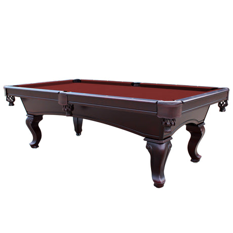 Championship Saturn II Billiards Cloth Pool Table Felt , Burgundy, 8-Feet Championship