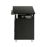 Techni Mobili 47.25" Ergonomic Computer Drawers & File Cabinet for Home Office Storage, Espresso Writing Desk, ONE Size Techni Mobili
