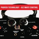 Perfect Draft BBQ Blower 4.0 for Offset Smoker Grill - Designed in Texas, Patented in the USA - Battery Powered BBQ Fan for Outdoor Barbecue Perfect Draft