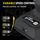 WANTTIK Cordless Impact Wrench 1/2 Inch, 1000 Ft-lbs High Torque, 21V Brushless Impact Gun w/ 4.0 Ah Battery, Fast Charger, 5 Sockets and Tool Bag WANTTIK