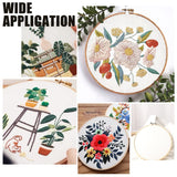 BENECREAT 14 Pieces White Cotton Embroidery Fabric, 7.9Inch Square Ramie Cotton Cloth for Handmade Embroidery Flower Pot Decoration BENECREAT