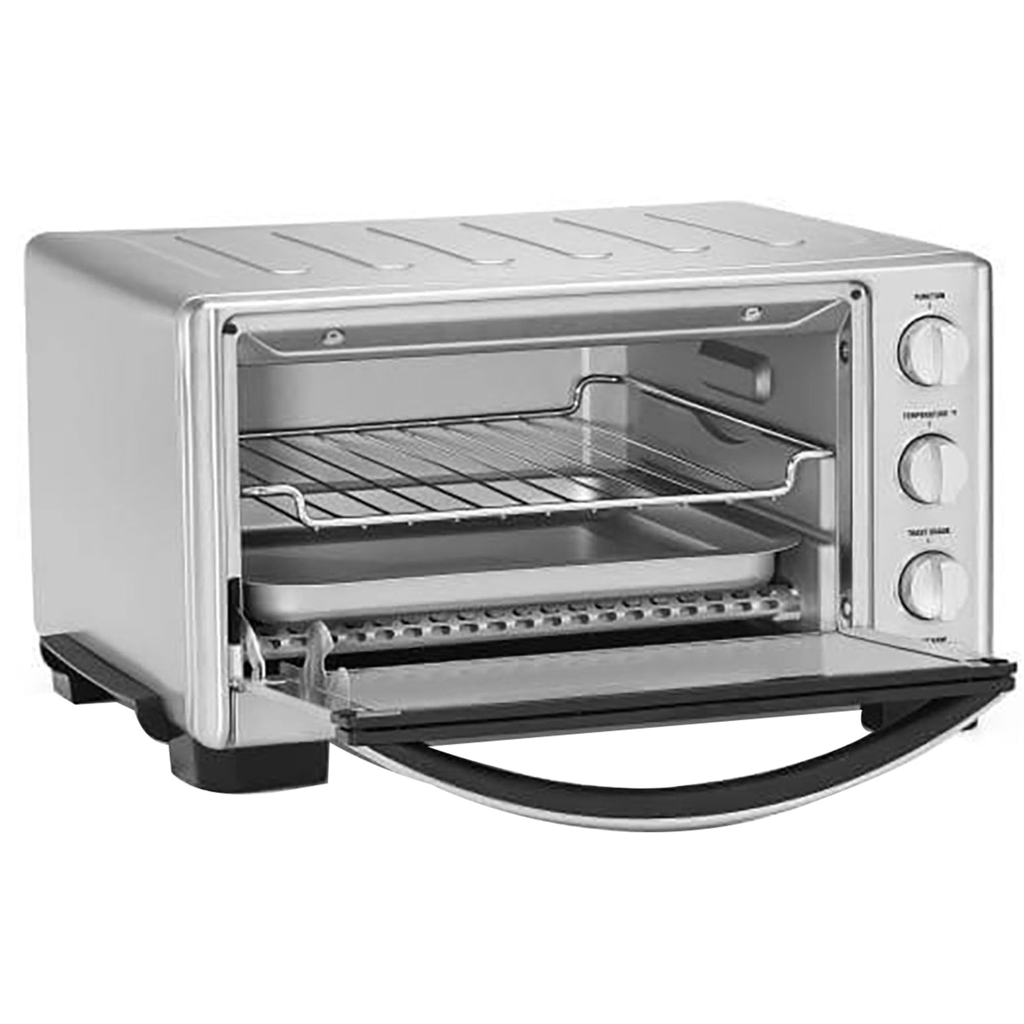 Cuisinart TOB-1010 Toaster Oven Broiler, 11.875" x 15.75" x 9", Stainless Steel