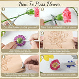 GTQYYF Large Flower Press Kit 10.8 x10.8 inches with Storage Bag,Solid Wood Flower Press Kit - DIY Arts and Craft Kit 10 -Layers, Ideal Gift for Flower & Plant Lovers GTQYYF