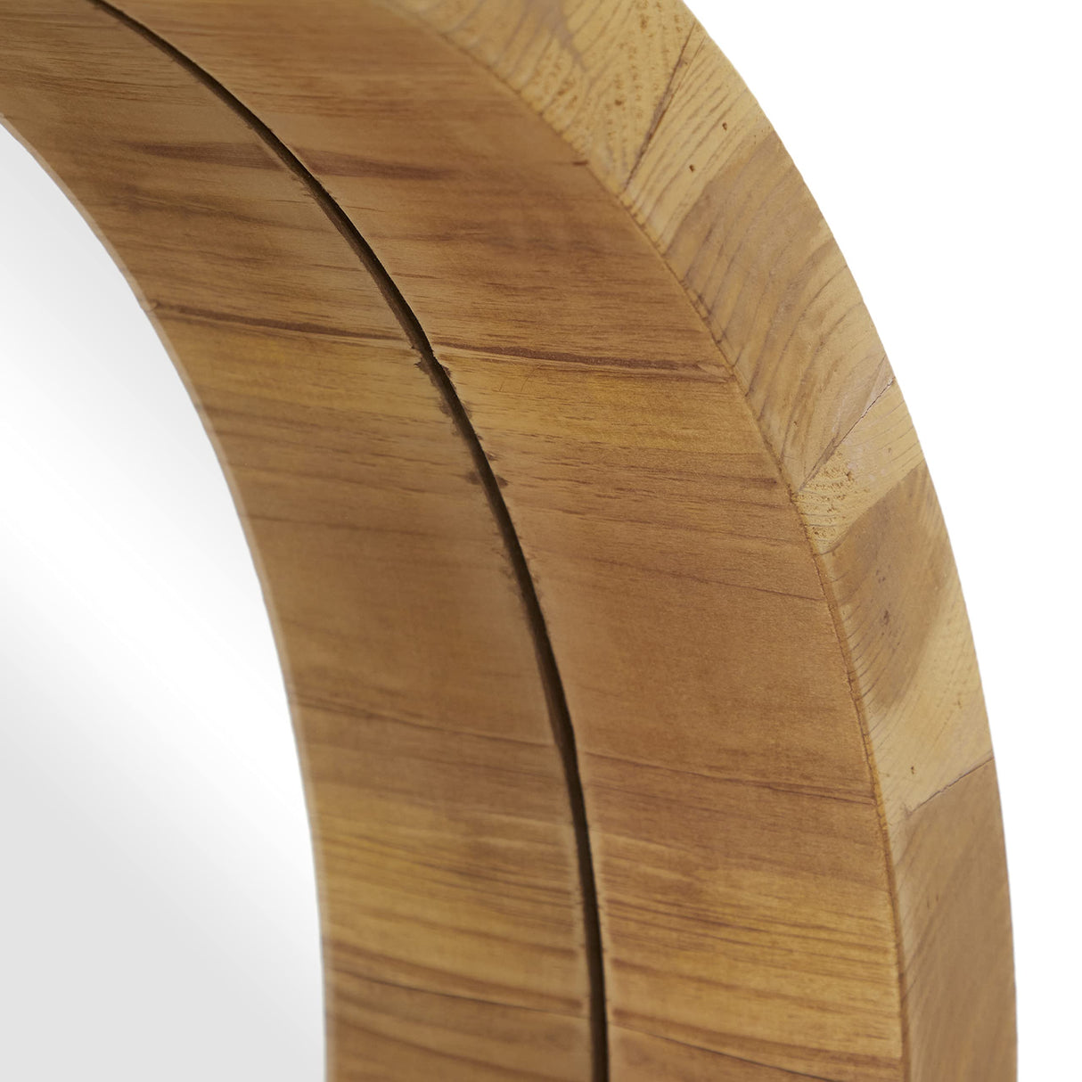 Deco 79 Wood Room Wall Mirror Entryway Mirror, Wall Mounted Mirror 24" x 3" x 24", Brown Deco 79