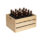 3 Pieces Large Pine Wood Crates For Storage, The Wooden Storage Crates Are Made Of Solid Wood,Unfinished Wooden Crates Have A Wide Range Of Uses And Can Be Placed In Bedrooms, Living Rooms, Etc (3) FORBRADS