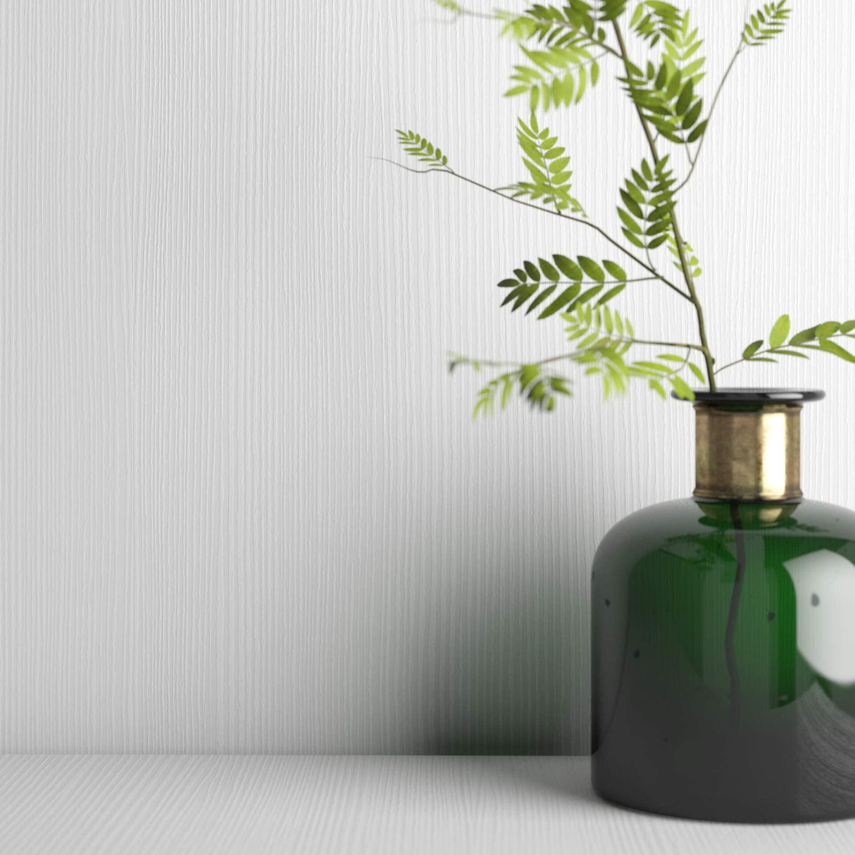 Mobili Fiver, Easy, Extendable Console Table with Extension Leaves Holder, Ashwood White, Made in Italy Mobili Fiver