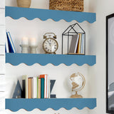 Threehoney Unfinished Scalloped Decorative Wood Trim Scalloped Edge Decorative Wood Molding Cute DIY Moulding Trim for Home Wall Cabinet Shelf and Window Door(6 Pack,15.75 x 1.57 Inch) Threehoney