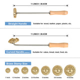 Custom Brass Branding Iron by KAINSY - Personalised Logo Stamp for Wood, Leather, and More (4 Inches) KAINSY