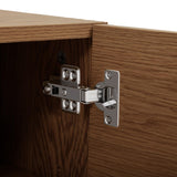 YITAHOME 63" Mid Century Modern TV Stand for TVs up to 65 inch Flat Screen Wood TV Console Media Cabinet with Storage, Walnut YITAHOME