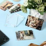 Remerry 24 Pcs Acrylic Magnetic Photo Frame Mini Picture Frame Double Sided Clear Fridge Magnetic Photo Display Frame for Film Photos Cards Stamp Gift for Family Friend Christmas (2.36 x 3.5 Inch) Remerry