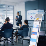 PATIKIL Detachable Magazine Display Racks Floor Standing 10 Layers Brochure Stand Catalog Literature Holder for Hotel, Exhibition, Office PATIKIL