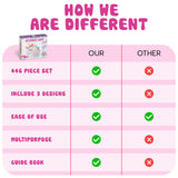 Hapinest String Art Craft Kit for Kids Ages 10-12 and Up, 3D String Art Kit Crafts for Teens, Birthday Gifts for Tween Girls Ages 10 11 12 Years Old and Up, Makes 3 Designs - Unicorn, Cat, and Flower Hapinest