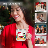 Volhoply 14oz sublimation Insulated Stainless Steel Coffee Mug with Lid Bulk 8 Pack,Double Wall Vacuum Travel Coffe Cup with Handle,Reusable Metal Thermos Tumbler,Camping Mugs Keep Hot(sublimation,8) Volhoply