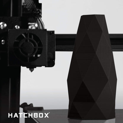 HATCHBOX 1.75mm Black PLA 3D Printer Filament, 1 KG Spool, Dimensional Accuracy +/- 0.03 mm, 3D Printing Filament - WoodArtSupply