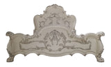 Dresden Arched Headboard California King Bed in Bone White by ACME Furniture ACME Furniture