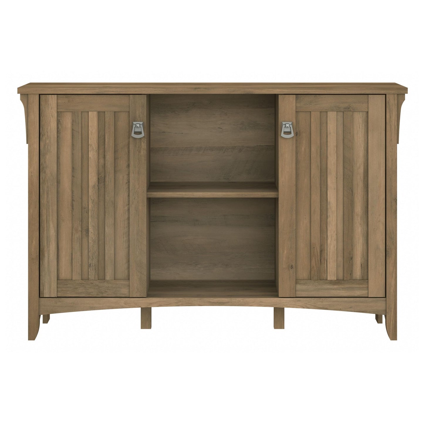 Bush Furniture Salinas Accent Storage Cabinet with Doors in Reclaimed Pine - WoodArtSupply