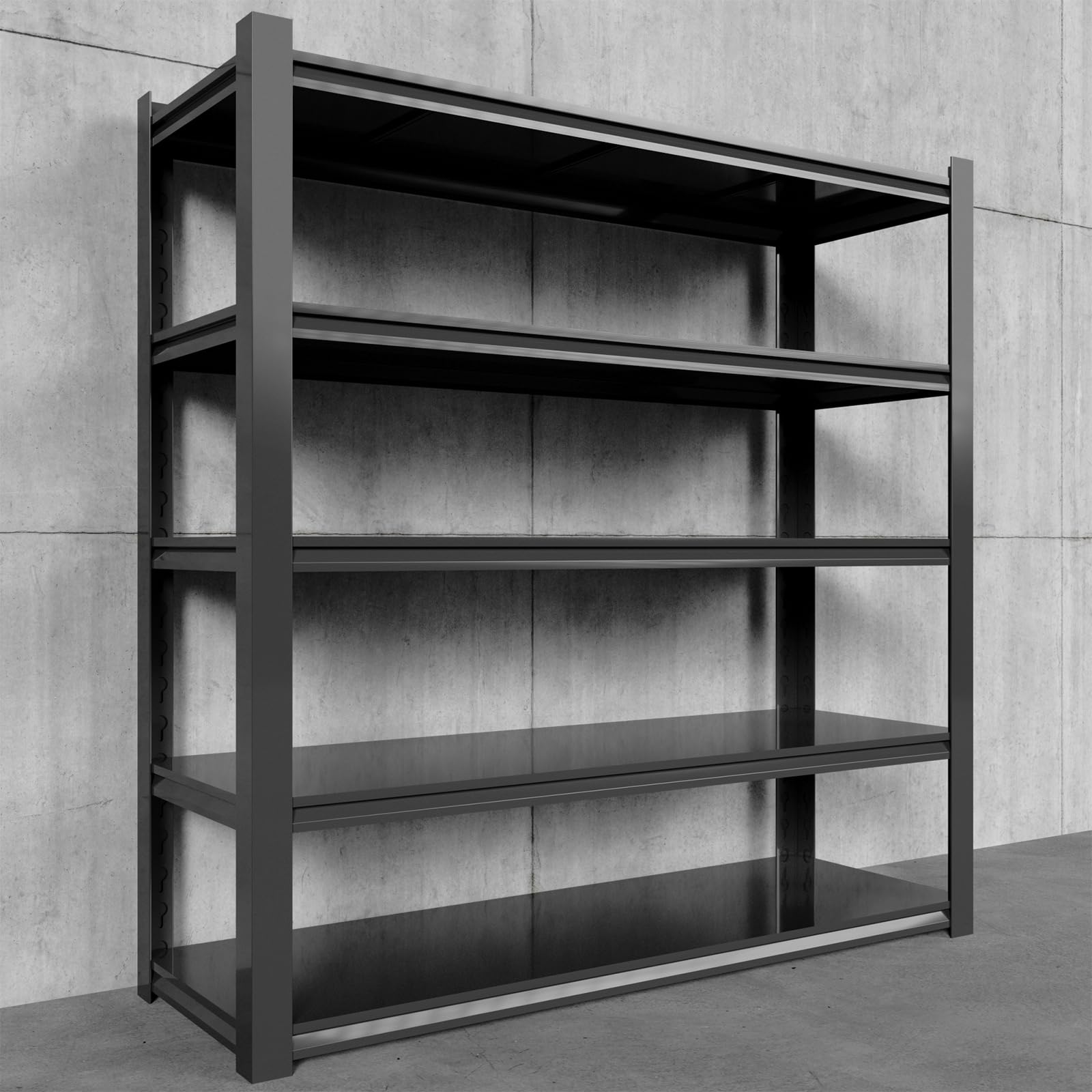 IRONFFICE Metal Storage Shelves Heavy Duty,3000LBS Load Garage Storage Shelves,84''H Shelving Units and Storage,Basement Storage Utility Shelves,24" D x 47" W x 84" H - WoodArtSupply