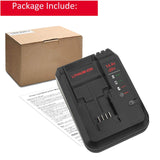 20V Lithium Battery Fast Charger Compatible with Black and Decker 20V Lithium Battery LBXR20 LBXR2020 LB2X4020 and Porter Cable 20V Lithium Battery PCC680L PCC681L PCC682L PCC685L PCC685LP-1 Pack OHYES BAT