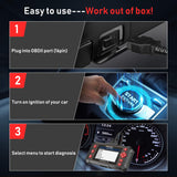 FOXWELL Car Scanner NT604 Elite OBD2 Scanner ABS SRS Transmission, Check Engine Code Reader for Cars and Trucks, Diagnostic Scan Tool with SRS Airbag, Automotive Diagnostic Tool with Live Data FOXWELL