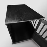 Casual Home Wooden Pet Crate, End Table, Medium, New Black Casual Home