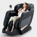 Advanabd 4D Massage Chair Full Body|Zero Gravity Shiatsu Massage Chairs Recliner with Heated SL Track Bluetooth Speaker Airbag Yoga Stretch, Foot Roller (Black) Advanabd