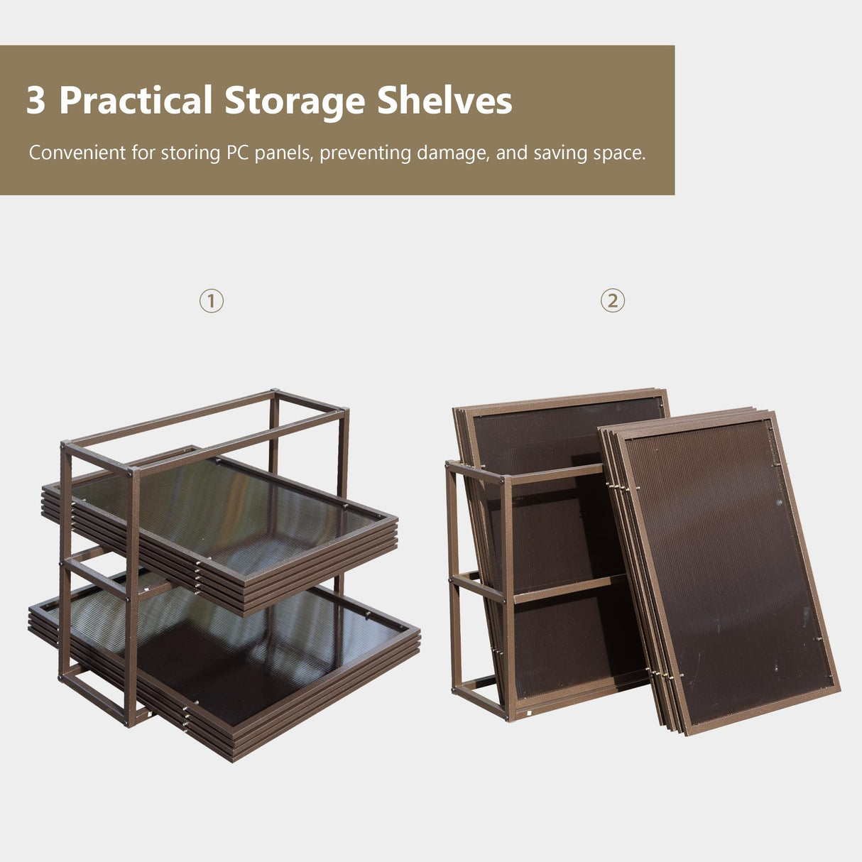 Domi 8x12FT Sunroom,Wall Mounted Gazebo Solarium with Front Door, Both Side Entrance, Galvanized Steel Sloping Roof, Moveable PC Screen, Outdoor Permanent Sun Room Lean to Gazebo for Deck Patio domi outdoor living