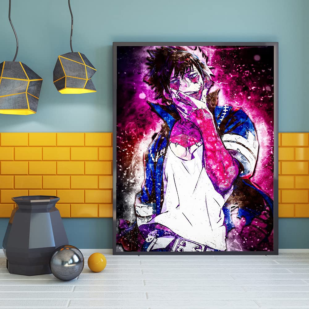 DIY 5D Diamond Painting Anime by Number Kits Full Drills for Adults, Cross Stitch Crystal Rhinestone Embroidery Pictures Arts Craft for Home Wall Decor Gift.(M-H-A-73-30X40) vodwml