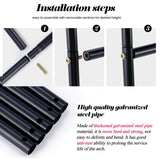 Thickened Rustproof Garden Arch, Wedding Arch- 4.6 * 7.8 or 6.4 * 7.5Ft, Easy to Assemble, Long Lasting and Durable, Metal Arch for Garden Arbor Trellis & Climbing Plant ROOLLYA