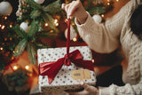 Boho Simple Christmas Gift Tag Adhesive Stickers – 2 x 3 Inch Labels, Roll of 100 with Minimalist Designs – Merry Christmas, Noel, and Candle, Made in The USA InStockLabels.com