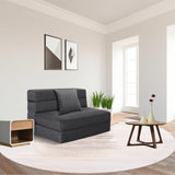 Nigoone Fold Sofa Bed Couch Twin Size with Pillow Memory Foam Convertible Sleeper Chair Bed Futon Lazy for Living Room/Home Office/Guest Beds/Apartment/Upstairs Loft,Dark Gray Nigoone