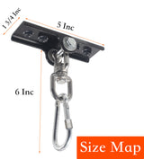 Upgraded 360° Swivel Heavy Bag Mount for Punching Bag Hanger. Heavy Bag Hanger for Yoga, Gym, Swing Chairs, and Hammocks Heavy Bag Mount. Punching Bag Hanger, Box Bag Hanger for Hanging Heavy Bag. Firofend