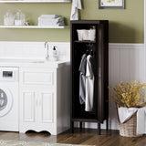 Letaya Metal Locker with Lock,55" Storage Cabinet Steel Retro Wardrobe with Lockable Doors for Home Office Employees School Dormitory Gym (1 Door) Letaya