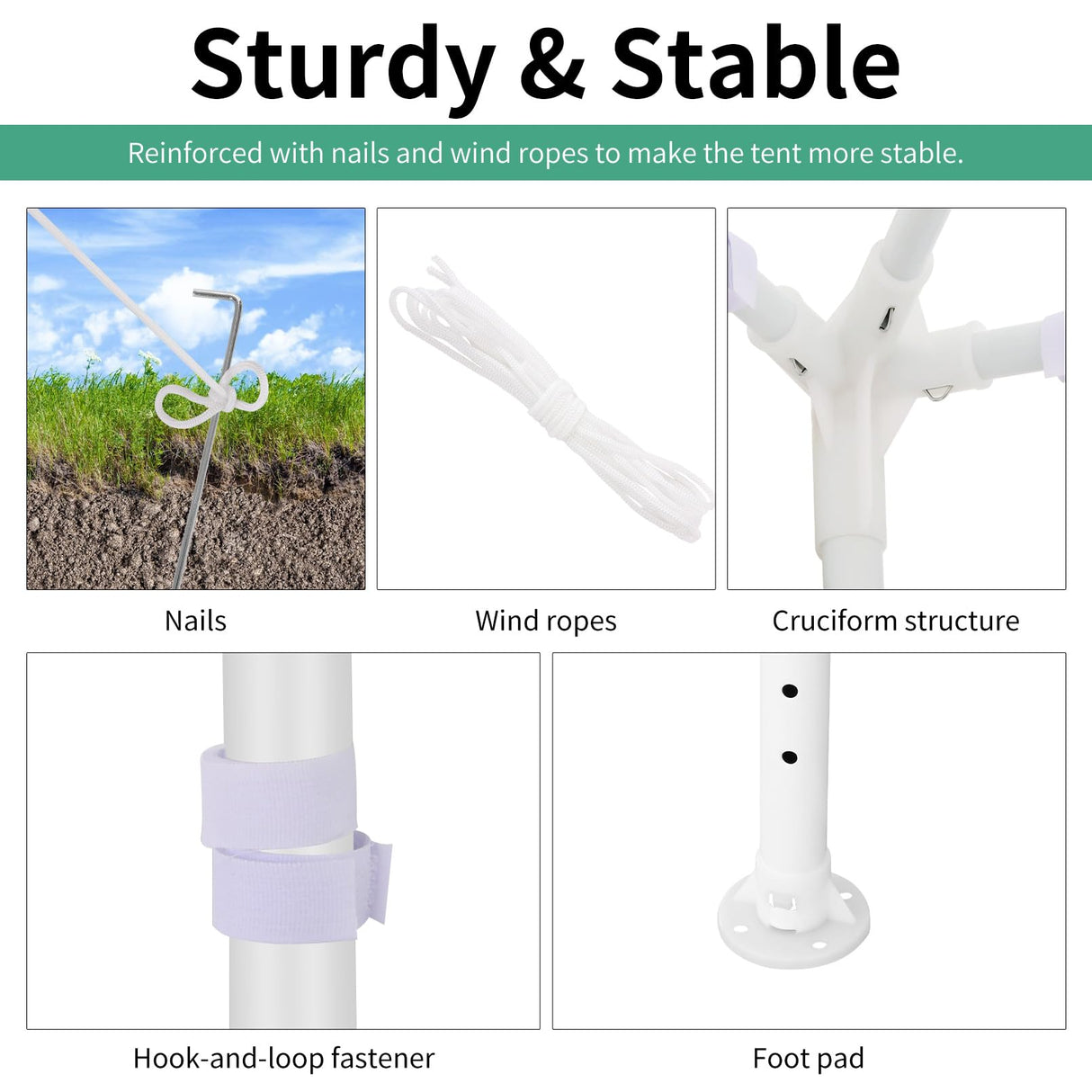 HOTEEL Party Tent 10x30, Tents for Parties with 8 Removable Sidewalls, Waterproof Patio Gazebo, Outdoor Tent for Weddings and Events Hoteel