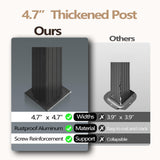 MIXPATIO 14' x 20' Hardtop Gazebo, Galvanized Steel Metal Double Roof Gazebo, Permanent Outdoor Metal Pavilion with Curtain and Netting for Deck, Backyard, Patio, Lawns MIXPATIO