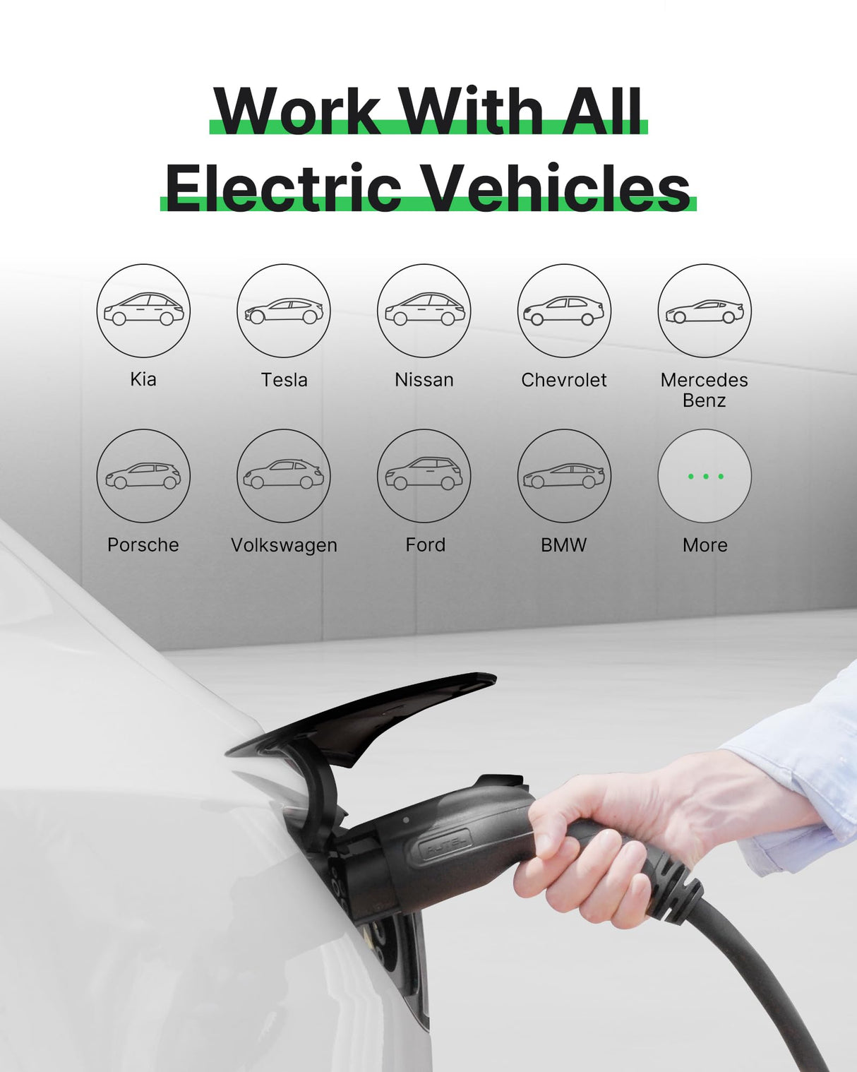 Autel Home Smart AI Level 2 EV Charger up to 40Amp, 240V, Indoor/Outdoor Fast Electric Vehicle Charging Station with Flexible 25-Foot Cable, NEMA 14-50 Plug, Dark Gray Autel