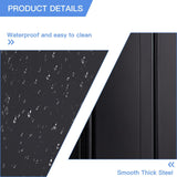 Yizosh Metal Storage Cabinet with 2 Doors and 2 Adjustable Shelves - 35.5" Garage Wall Cabinet, Locking Counter Cabinet for Home Office,Garage,Gym,School Yizosh