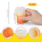 AGH Sublimation Shot Glasses 3 oz Mini Glass Tumblers Set of 12 Gradient Shot Glasses Sublimation Blanks Products AGH