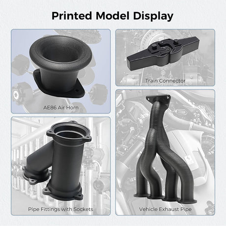 Official Creality Hyper PLA-CF (Carbon Fiber) Filament 1.75mm, High Speed PLA-CF 30-300mm/s 3D Printer Filament, Dimensional Accuracy +/-0.02mm, Fit Most FDM 3D Printers，1KG(2.2lbs) Spool Black Creality