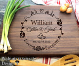 Personalized Cutting Boards, Wooden Custom Engraved Chopping Board for Wedding Gift, Bridal Shower, Engagement Gifts, Anniversary Gift, Housewarming Generic