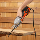 Yunirvana 5.0 Amp Variable-Speed Corded Reciprocating Saw - 3000spm for Versatile Cutting, 1/2" Stroke Length, Up to 4-1/2" Cutting Capacity for Wood and Metal Yunirvana