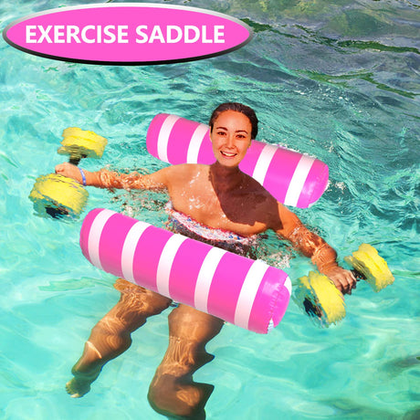 5 Pack Inflatable Pool Floats Adult Size Water Hammock,Hammock Floats for Adults,4-in-1 Multi-Purpose Pool Floating Toys,Pool Rafts Lounge Chairs Floaties,for Adults Vacation Fun and Rest ANNIL