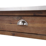 Boraam Sonoma Kitchen Cart, Barnwood Wire-Brush Boraam