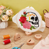 OLYCRAFT 4pcs Embroidery Hoop Display Stand Triangle Wood Base 2.2 x 2.2 Inch Embroidery Hoop Wood Hoop Easels Embroider Hoop Holder Accessories for Embroider Cross Stitch Stand Decor OLYCRAFT