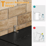 IRONCK Tall Narrow Bookshelf 8 Tiers 71in Set of 2, Compact Corner Bookcase, Easy to Match for Living Room, Office, Study, Bedroom IRONCK