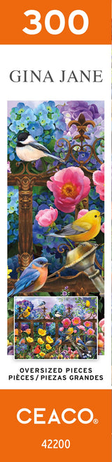Ceaco - Gina Jane - Hydrangeas - Oversized 300 Piece Jigsaw Puzzle Ceaco