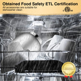 KUCCU Stand Mixer, 9.5 Qt 660W, 6-Speed Tilt-Head Food Dough Mixer, Electric Kitchen Mixer with Dough Hook, Flat Beater & Wire Whisk, Mixing Bowl (9.5-QT, Black) KUCCU