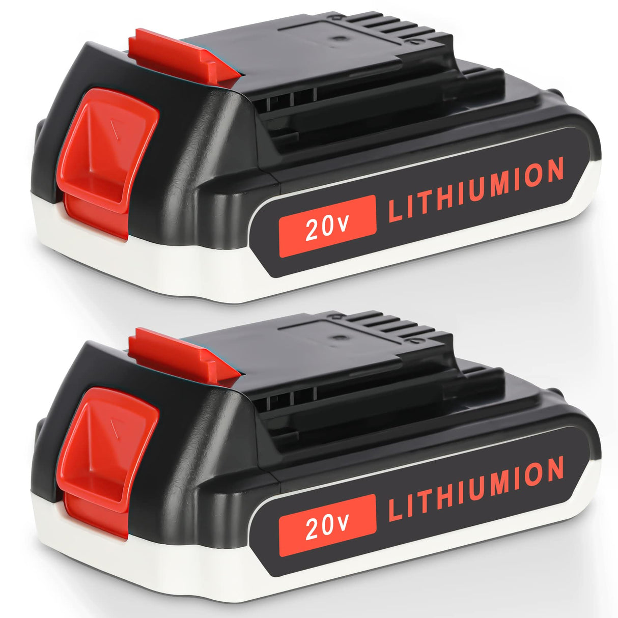 JYJZPB 2 Packs 3000mAh Replace Battery Compatible for Black and Decker 20V Lithium Battery LB20 LBX20, for BLACK+DECKER LBXR20 Decker Battery for Black & Decker 20 Volt MAX Cordless Tools JYJZPB