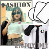 60 PCs Sublimation Patches - Iron On Blank Patches for DIY Crafts Hats Caps Backpack Uniforms Gadjica